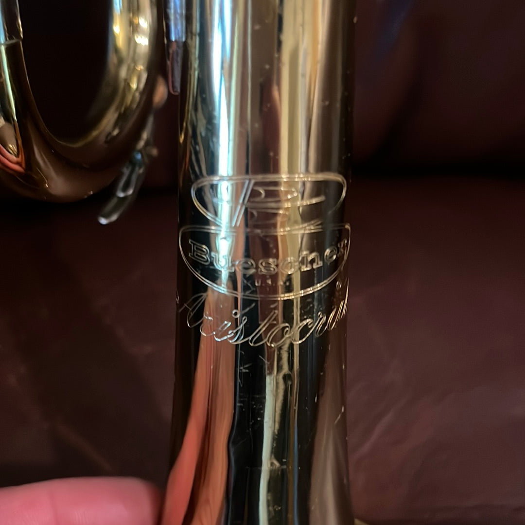 Buescher Aristocrat Bb trumpet SN 555376